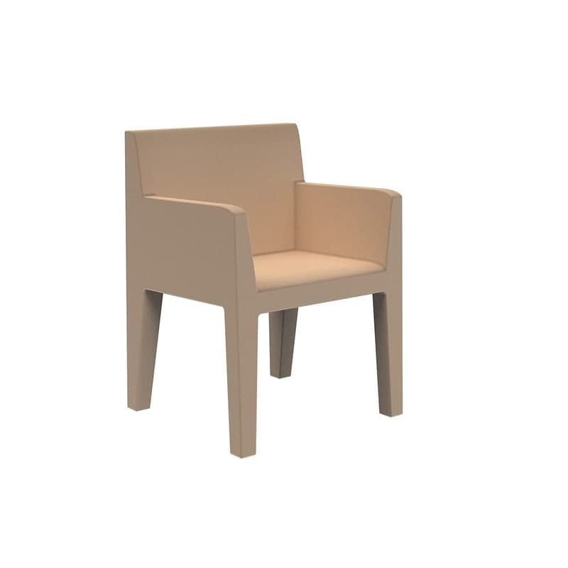 Fauteuil design in & out JUT - camel