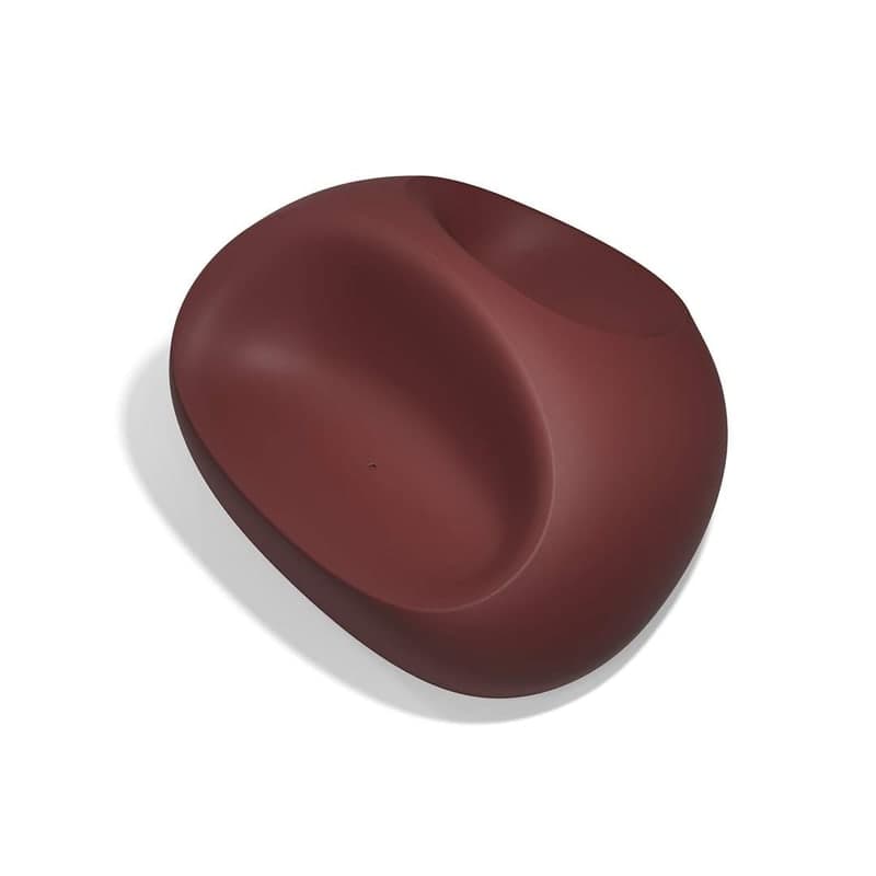 Fauteuil double in & out STONE - grenat