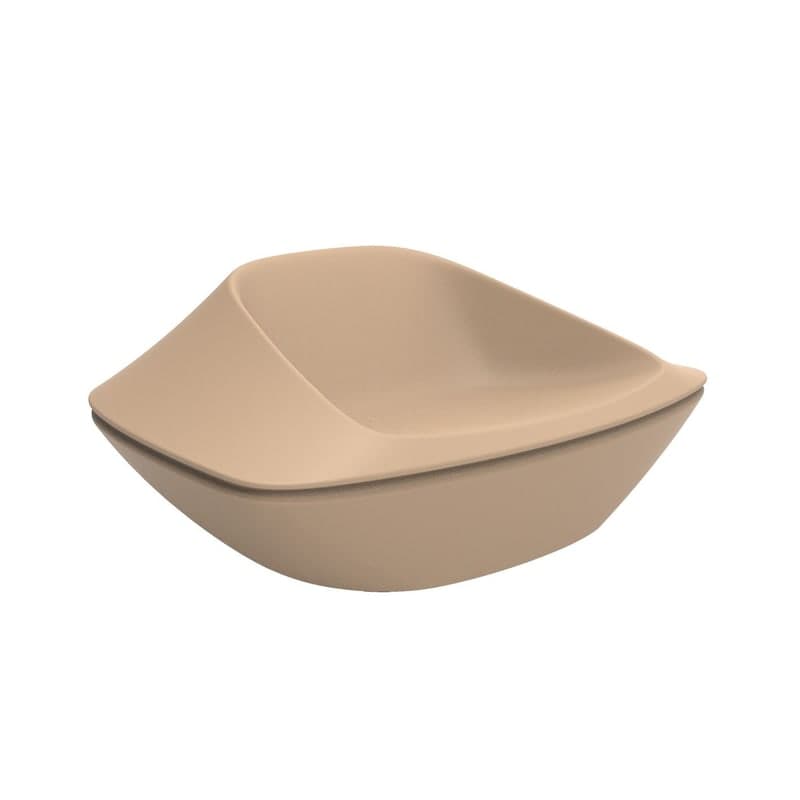Fauteuil Lounge Design UFO - camel