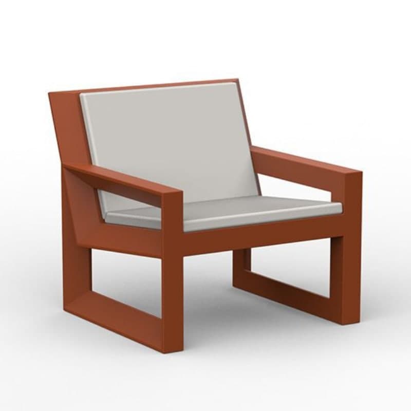 Fauteuil lounge in & out FRAME - argile