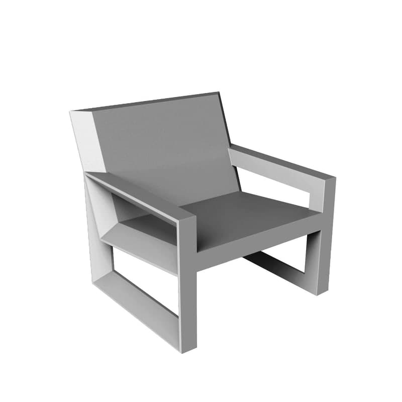 Fauteuil lounge in & out FRAME - gris