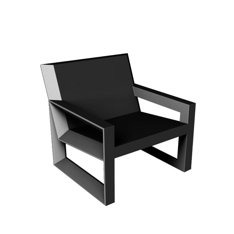Fauteuil lounge in & out FRAME - noir