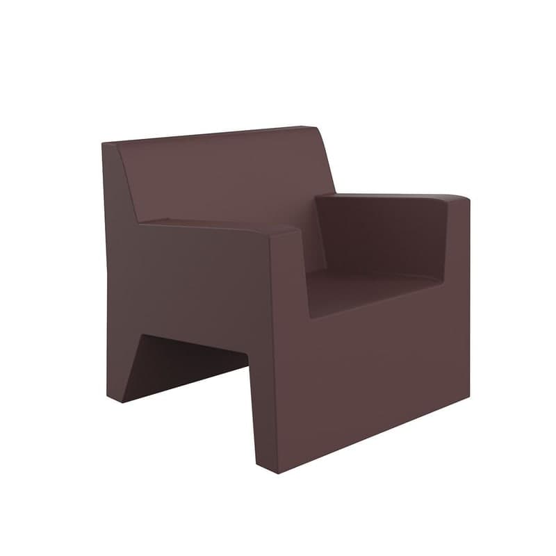 Fauteuil lounge in & out JUT - grenat