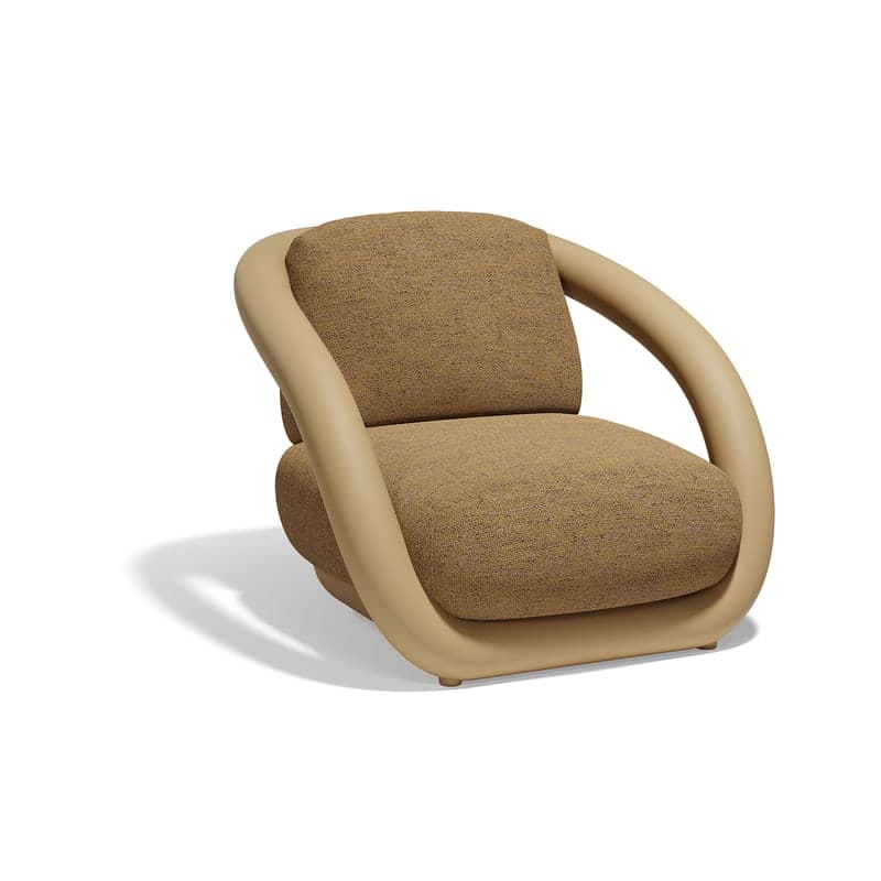 Fauteuil lounge in & out MEL - camel