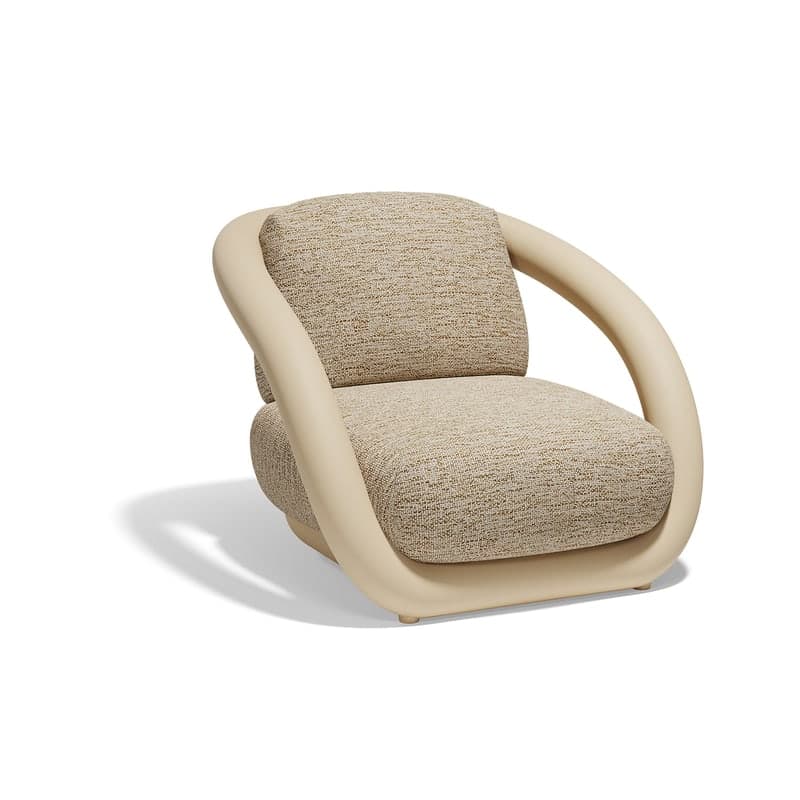 Fauteuil lounge in & out MEL - crème