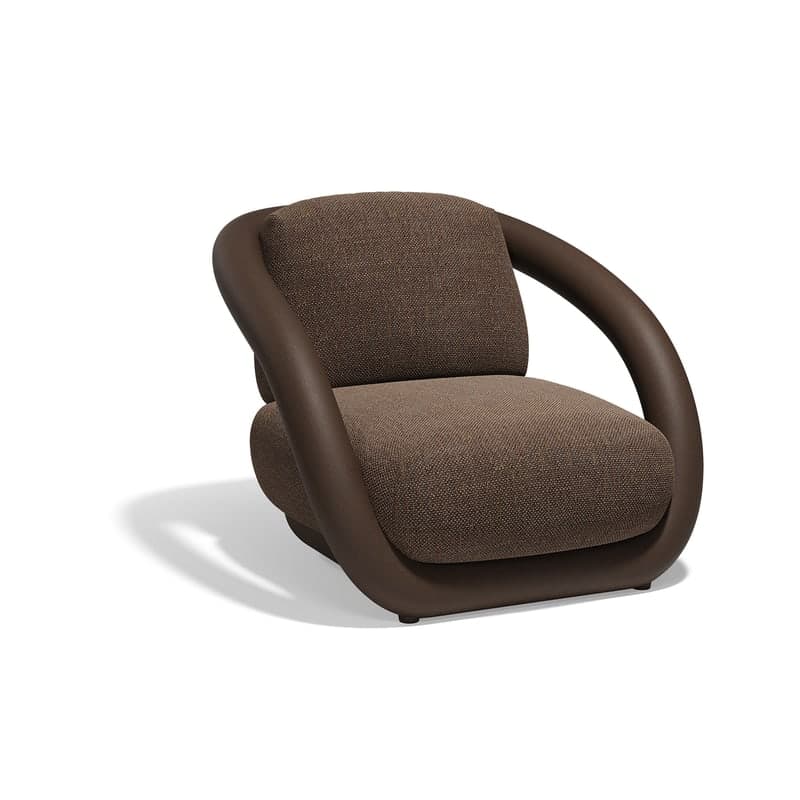 Fauteuil lounge in & out MEL - marron