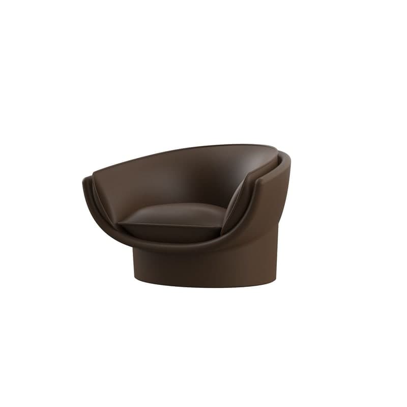 Fauteuil lounge LUNA - Brown