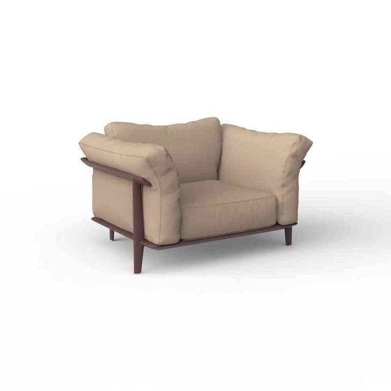 Fauteuil lounge PASADENA - garnet