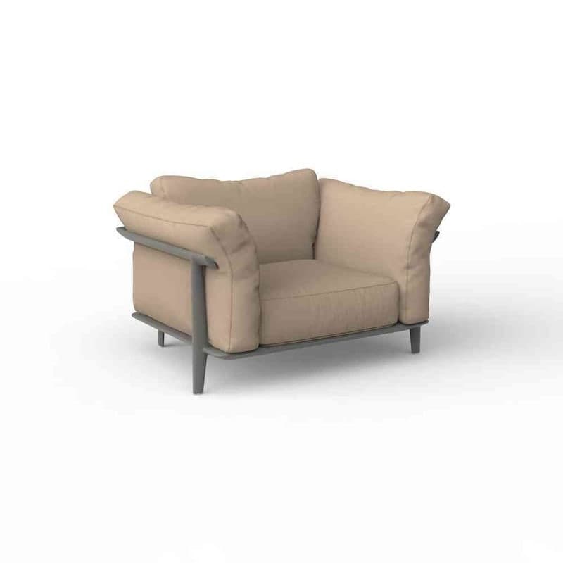 Fauteuil lounge PASADENA - smoked