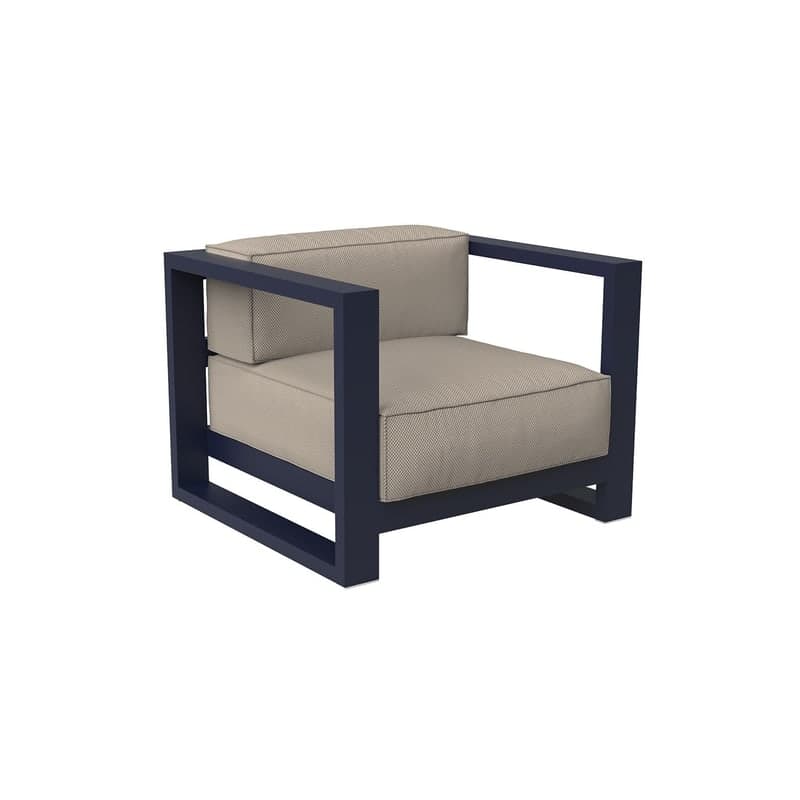 Fauteuil lounge Posidonia - bleu