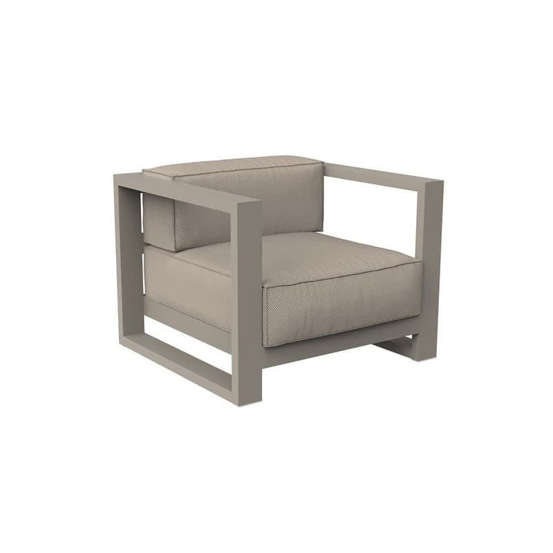 Fauteuil lounge Posidonia - tortora