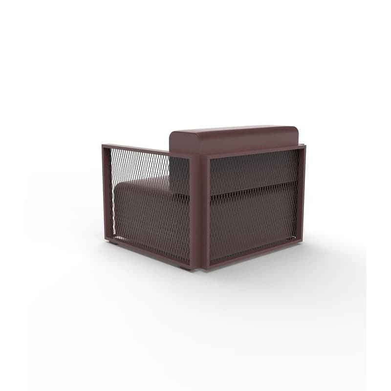 Fauteuil lounge THE FACTORY - grenat