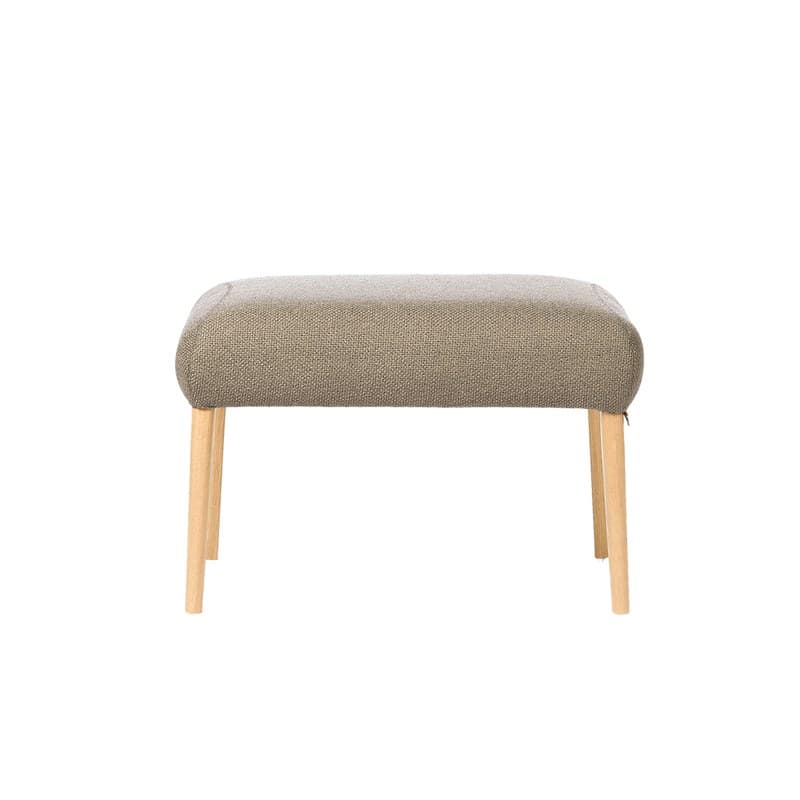 Pouf ENORA C03 piétement bois
