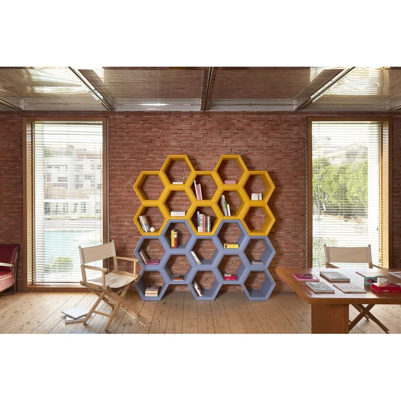 Bibliothèque design HEXA de SLIDE