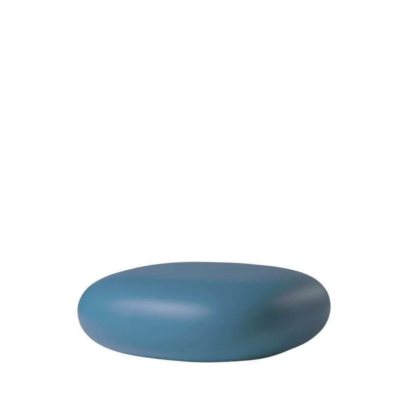 Pouf in & out Chubby Low - bleu