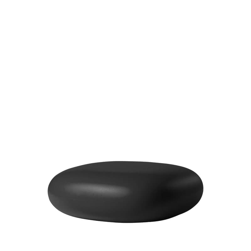 Pouf in & out Chubby Low - noir