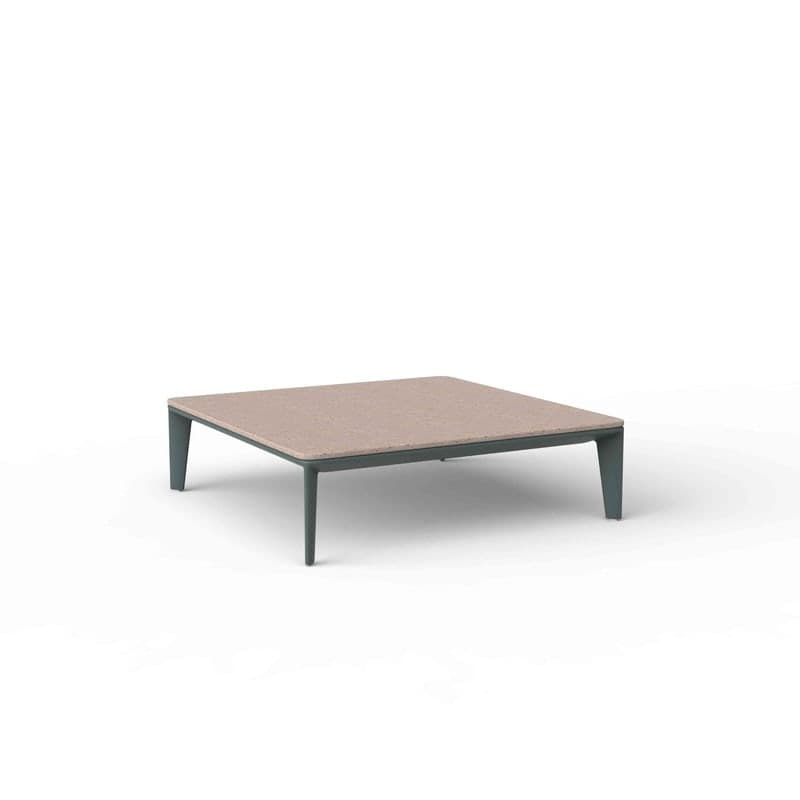 Table basse 100x100 PASADENA - vert