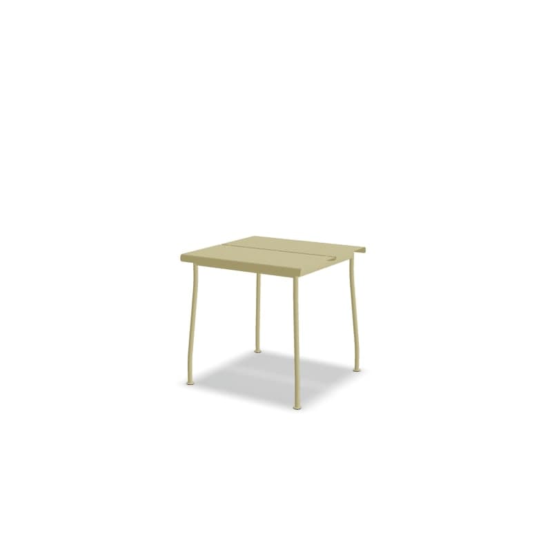 Table de café en métal FLANER - jaune