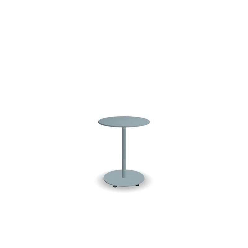 Table de café ronde 60x60 BOLT - bleu