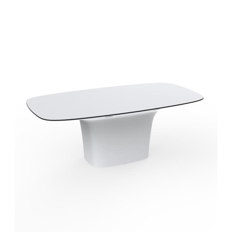 Table design in & out UFO - blanc