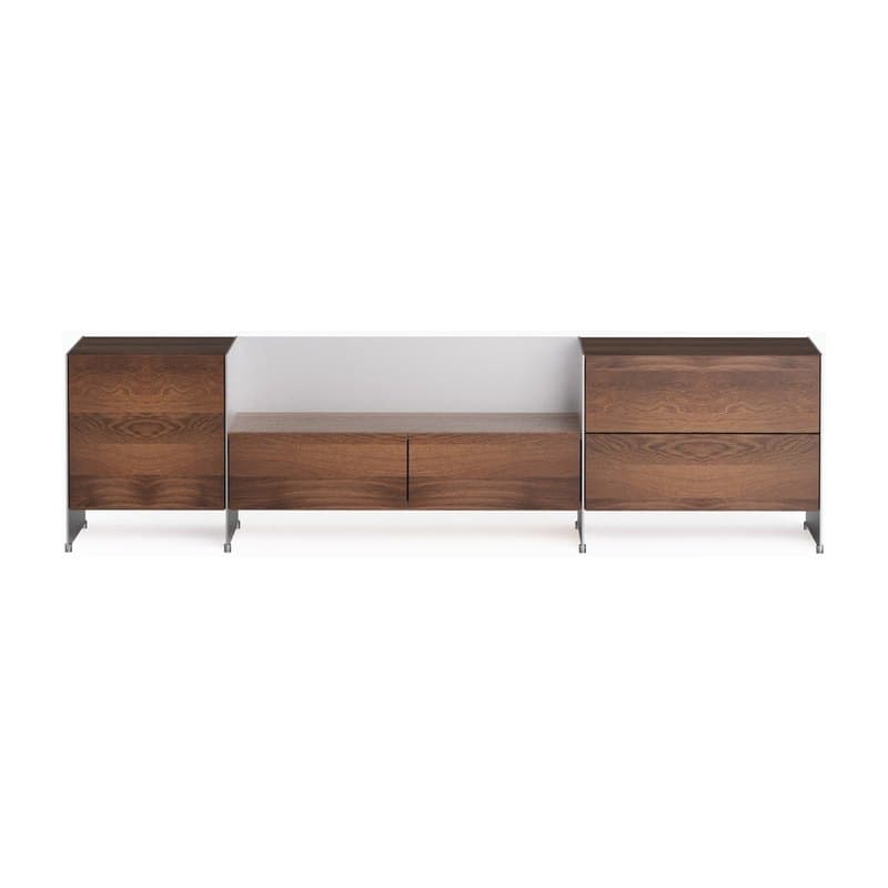 Armoire ALOOX Set 3 - chêne foncé