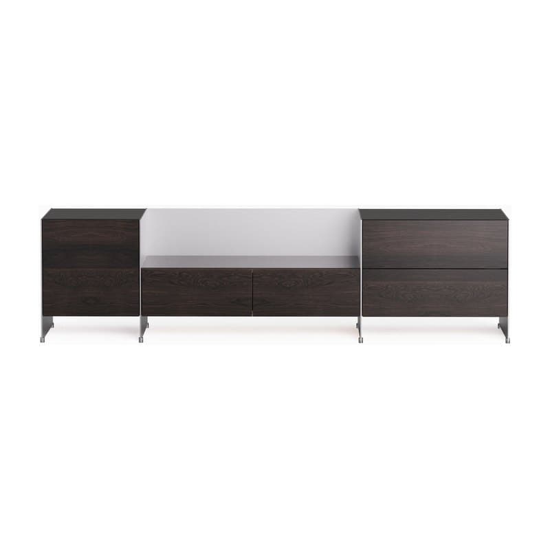Armoire ALOOX Set 3 - chêne ébène