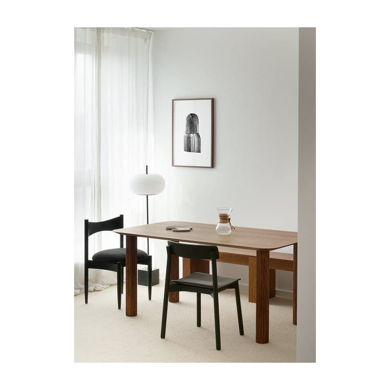 Table FILAR 160 - chêne foncé