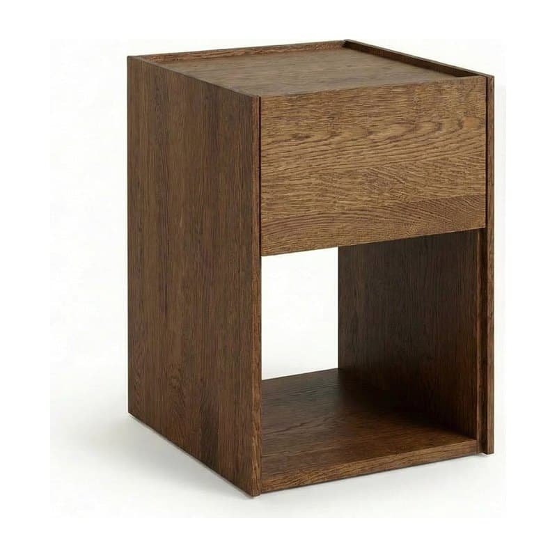 Table de chevet KARI - chêne foncé