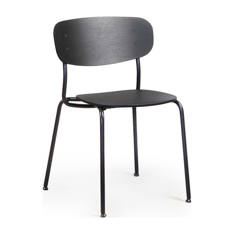 Chaise SPLOT - structure noire / noir