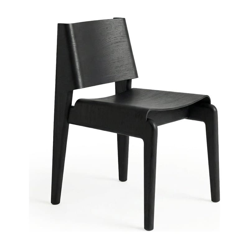 Chaise UNDIA - chêne noir