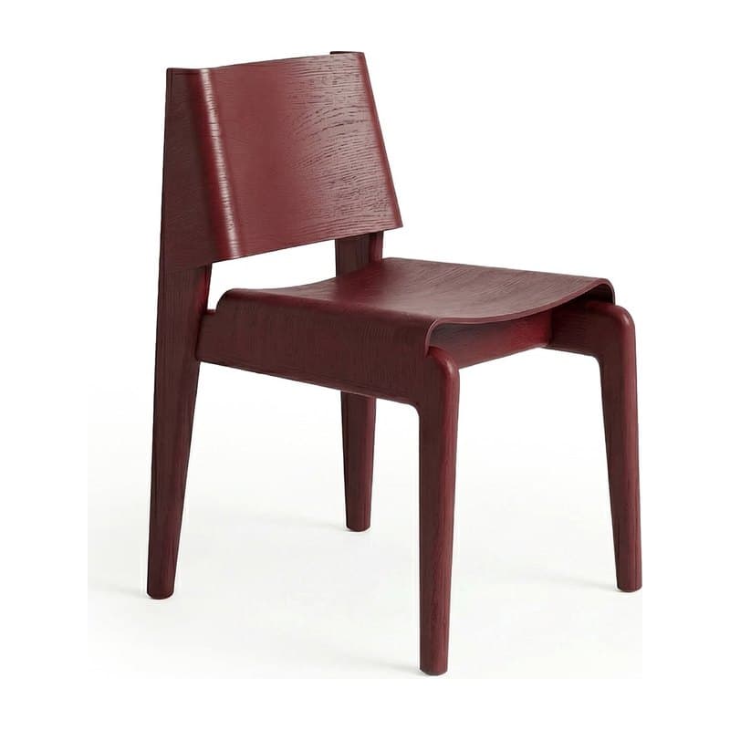 Chaise UNDIA - bordeaux