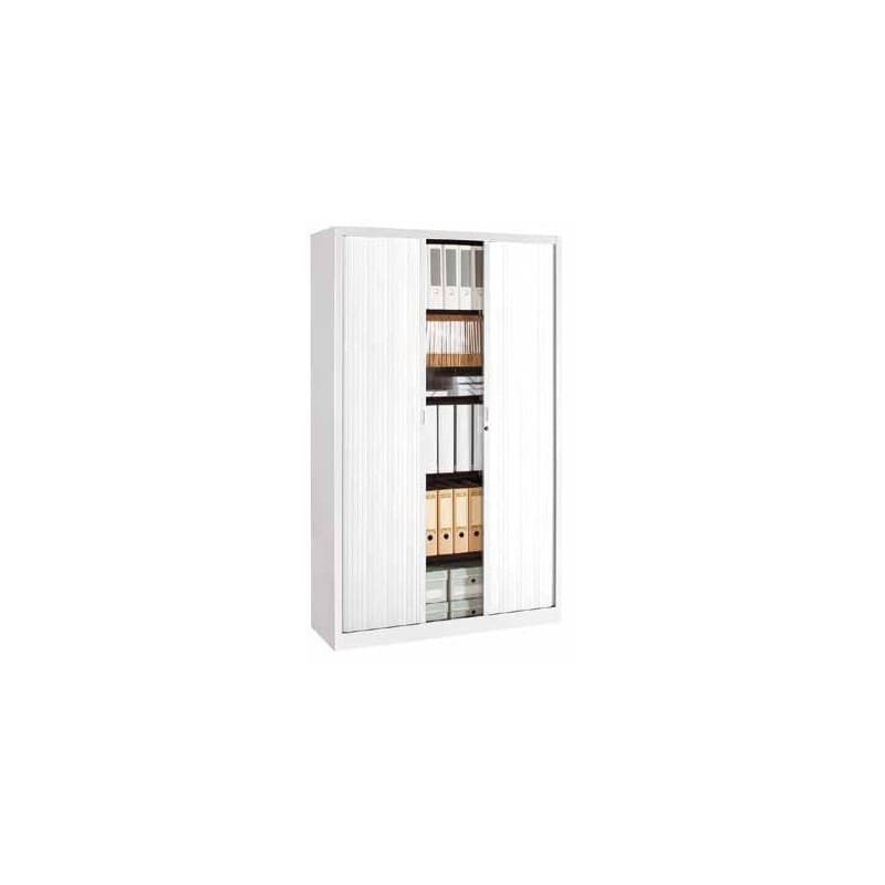 Armoire à rideaux L 120 × H 198 cm (4 tablettes)
