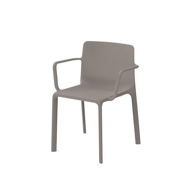 Chaise avec accoudoirs KES - tortora