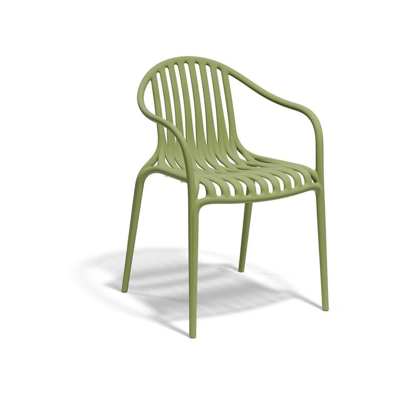 Chaise avec accoudoirs PALM - jade