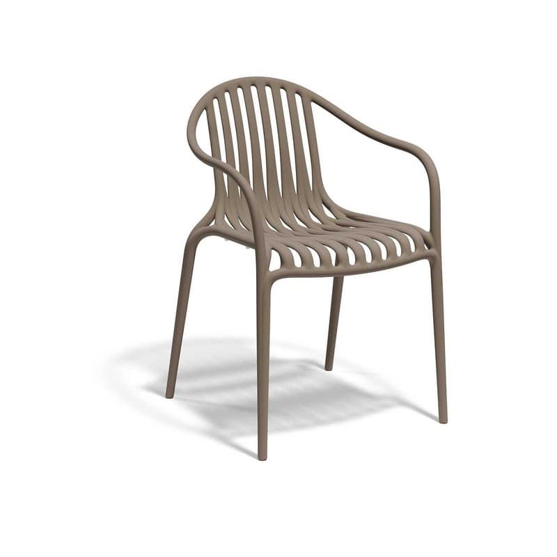 Chaise avec accoudoirs PALM - tortora