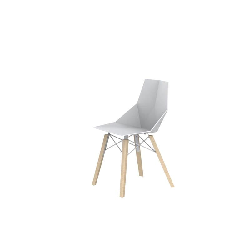 Chaise FAZ WOOD pieds bois de VONDOM