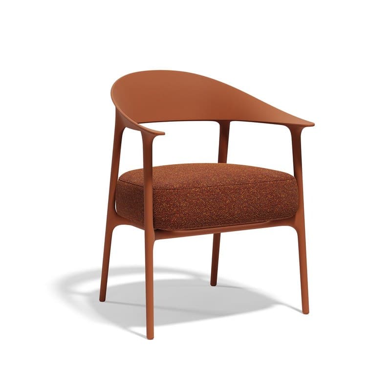 Fauteuil tapissé AFRICA - argile