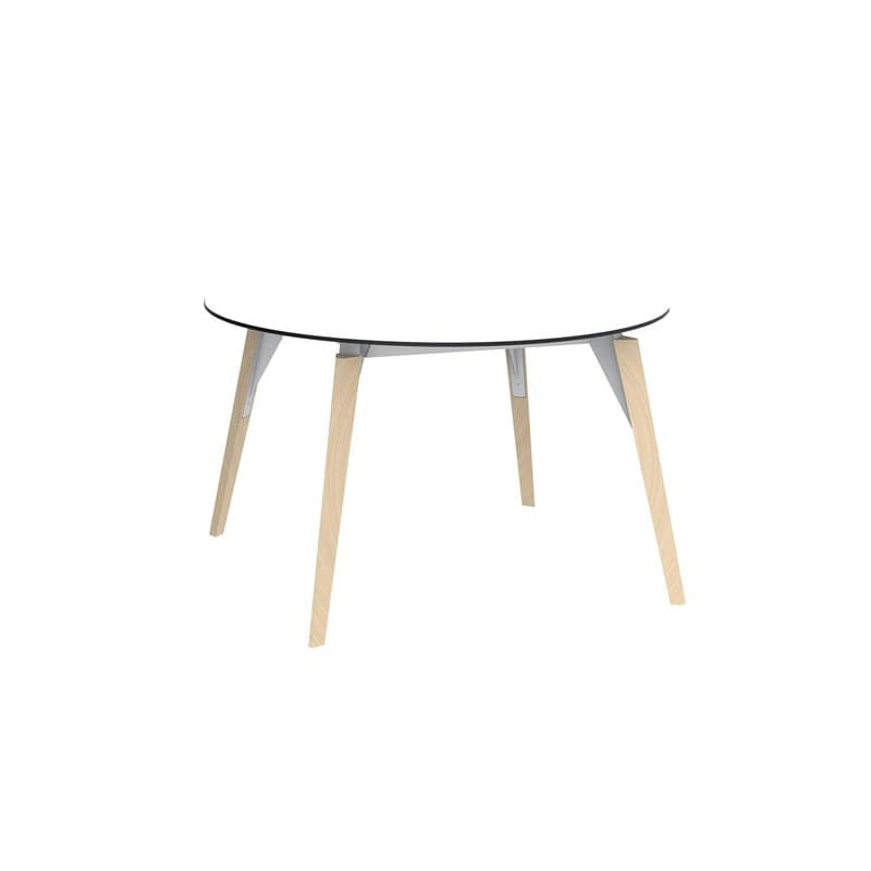 Table FAZ WOOD Ø120 cm de VONDOM