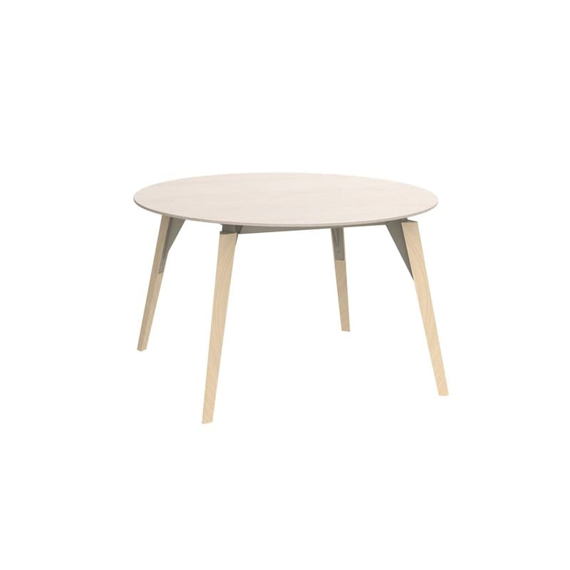Table FAZ WOOD Ø120 cm - ecru