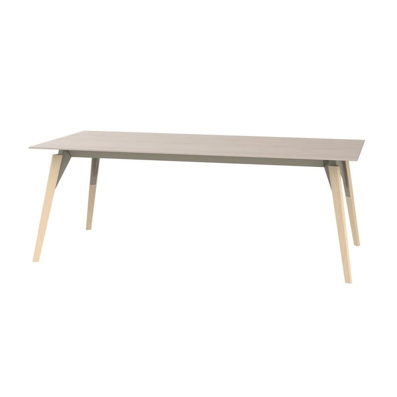 Table FAZ WOOD 200 x 100 cm - ecru