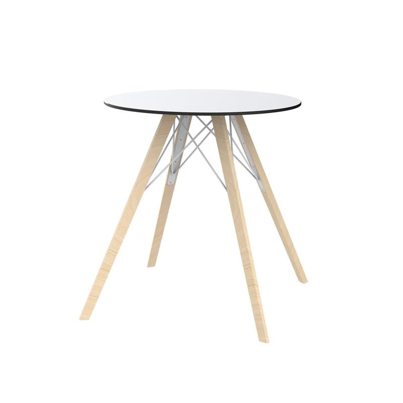 Table FAZ WOOD Ø70 cm de VONDOM