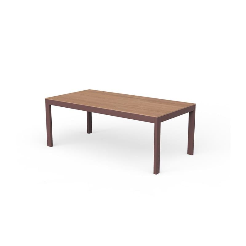 Table POSIDONIA 200 x 100 cm - grenat