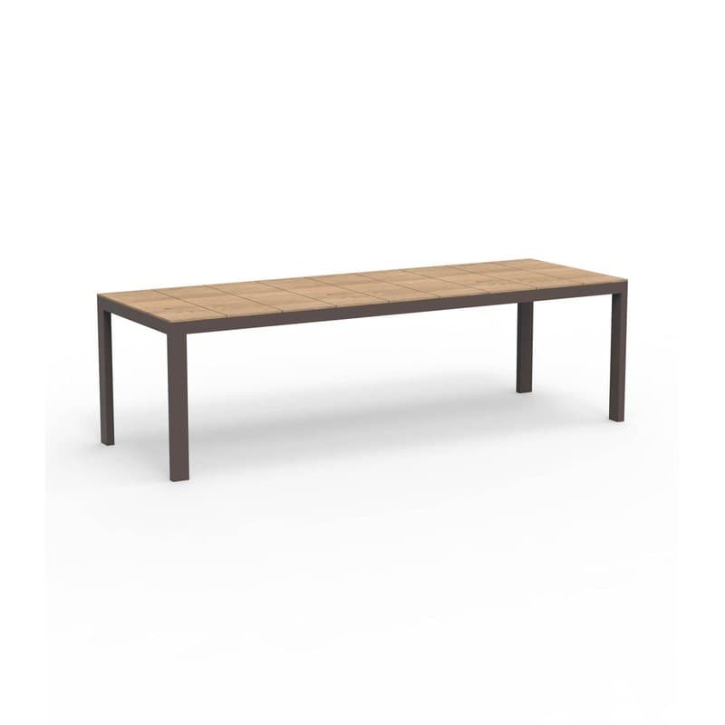 Table POSIDONIA 250 x 100 cm - brun