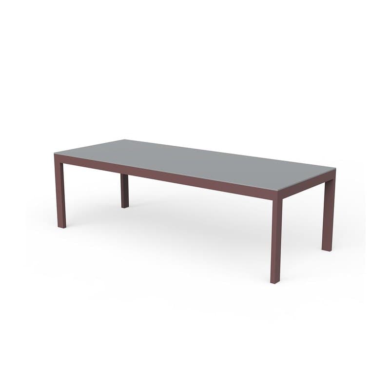 Table POSIDONIA 250 x 100 cm - grenat