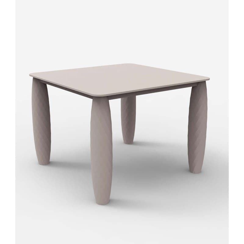 Table VASES 100 x 100 cm - tortora 2004