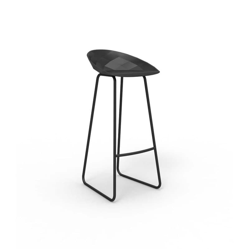 Tabouret de bar VASES - noir